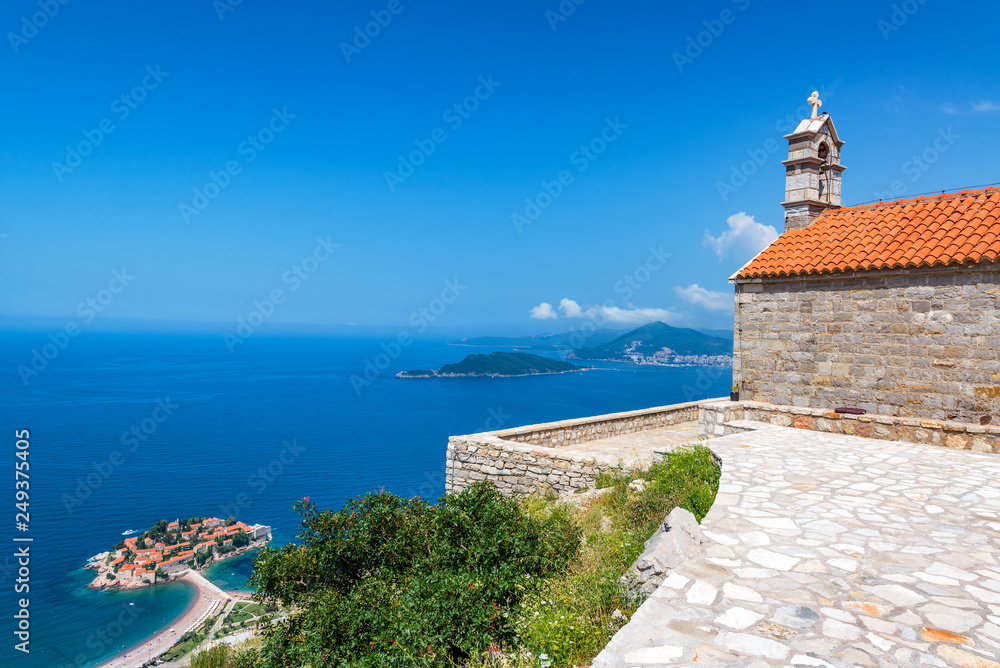 Saint Sava Church and Sveti Stefan