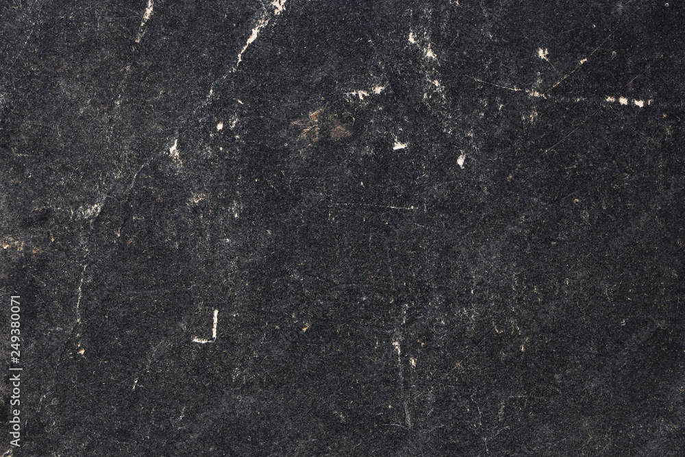 Fototapeta premium Black shabby paper surface.