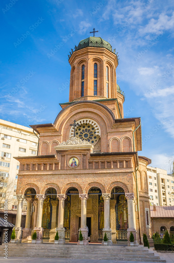 Old church in Bucharest, Romania.