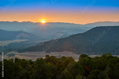 Sunrise Over Cimarron Ridge Colorado photo
