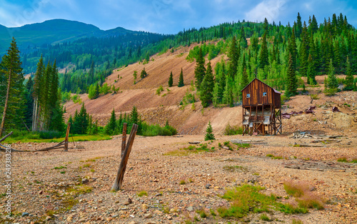 Abandoned Colorado Mine Structure photo