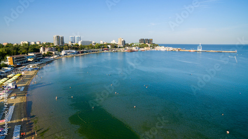 Фотография Beach in the Anapa city. Krasnodar region. Russia.