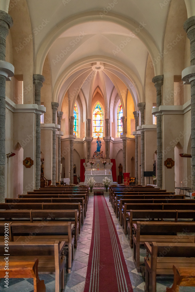 Fototapeta premium Eglise de Zonza, Corse