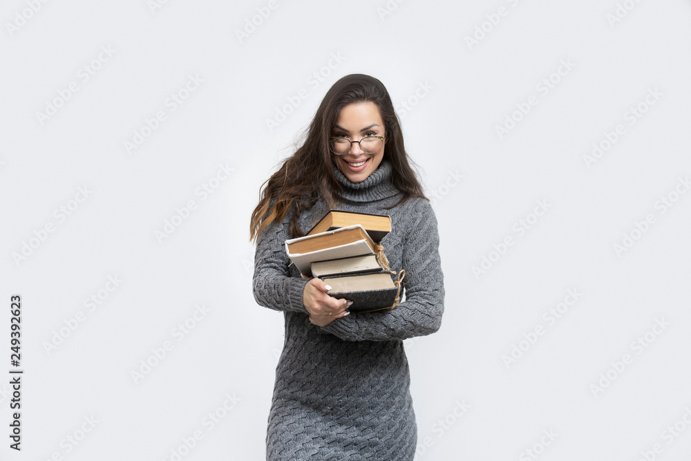 Fototapeta premium Woman posing in studio