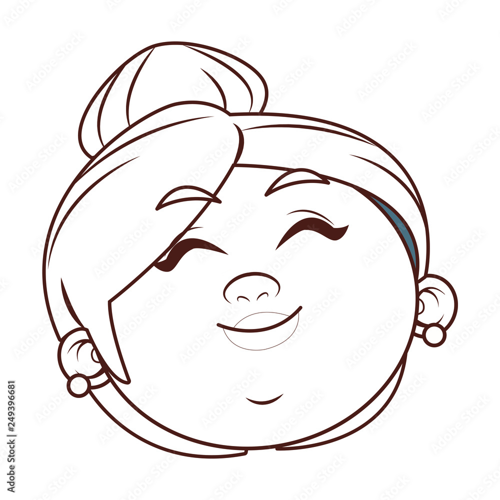 grandmother elder person head grandmother elder person head