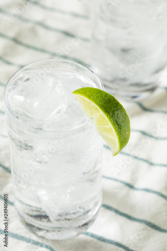 Alcoholic Tequila And Soda Water