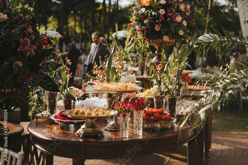 Obraz na płótnie wedding dessert