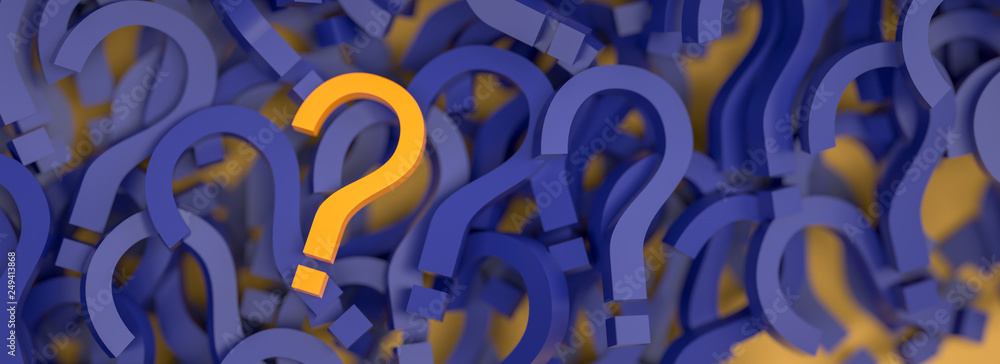 Black and red question marks background. 3D Rendering. Black and red question marks background. 3D Rendering.