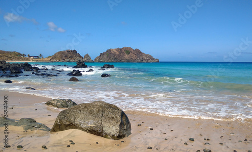 Beautiful blue beach