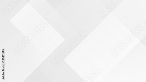 Abstract gradient white square graphic background.
