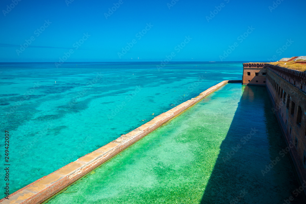 Dry Tortugas National Park, Fort Jefferson. Florida. USA. 