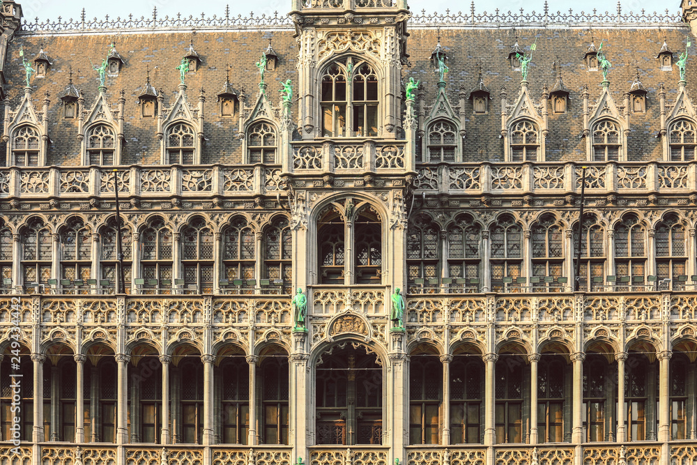Details of the Museum of the City of Brussels is a museum on the Grand Place in Brussels, Belgium.