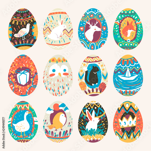 Easter egg designs collection