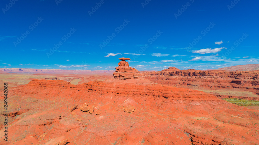 Fototapeta premium Mexican Hat Rock Formation. Utah. USA
