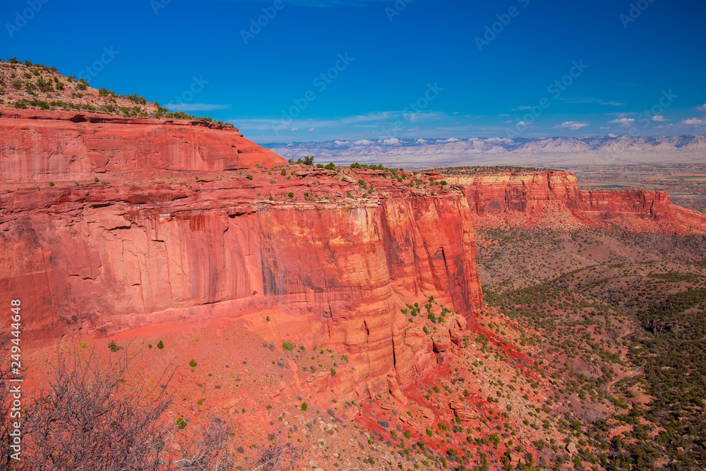 Colorado National Monument. National park in the Mesa County, Colorado. USA. Colorado National Monument. National park in the Mesa County, Colorado. USA.