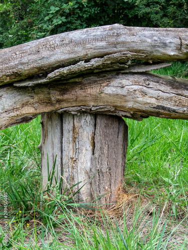 Detail from wooden fence
