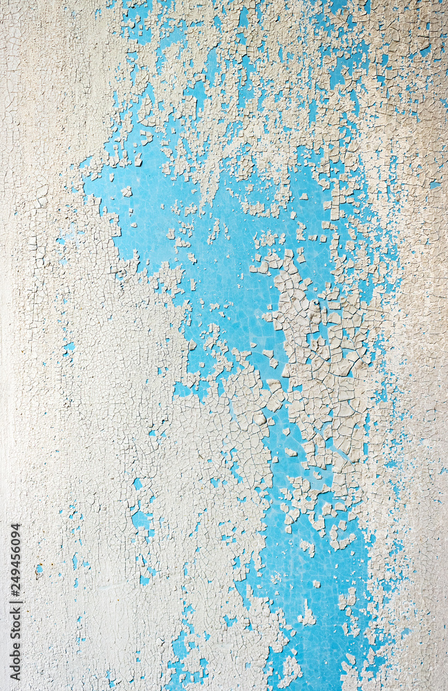 Rusted galvanized metal wall with cracks on paint Rusted galvanized metal wall with cracks on paint