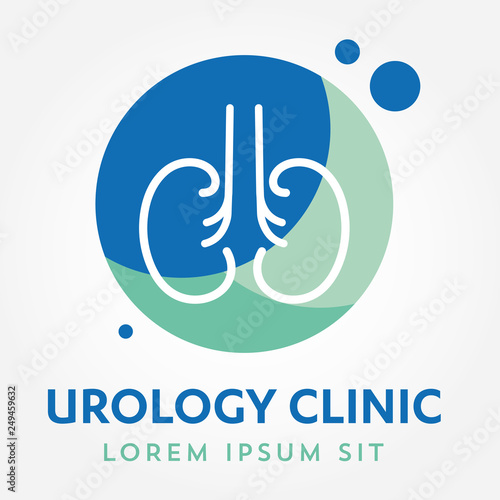 Kidney Urology Care logo designs vector, Human Kidneys, Nephrology Icon . Medical Hospital Clinic Symbol 