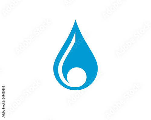 Water Drop Logo template vector icon illustration design