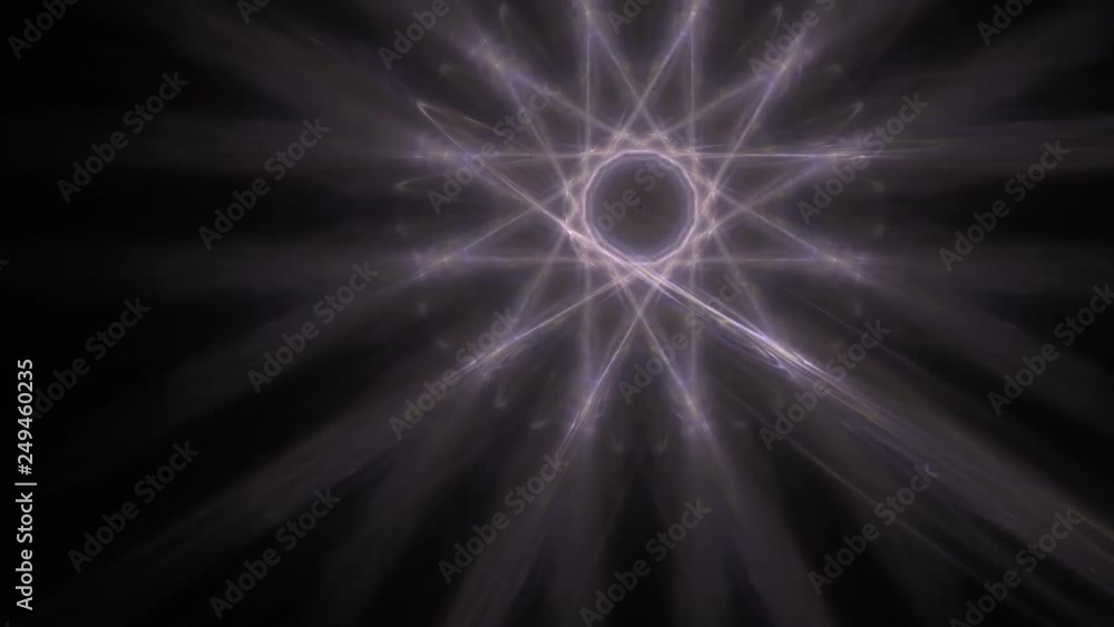 Abstract fractal forms morph and oscillate (Loop) Abstract fractal forms morph and oscillate (Loop)