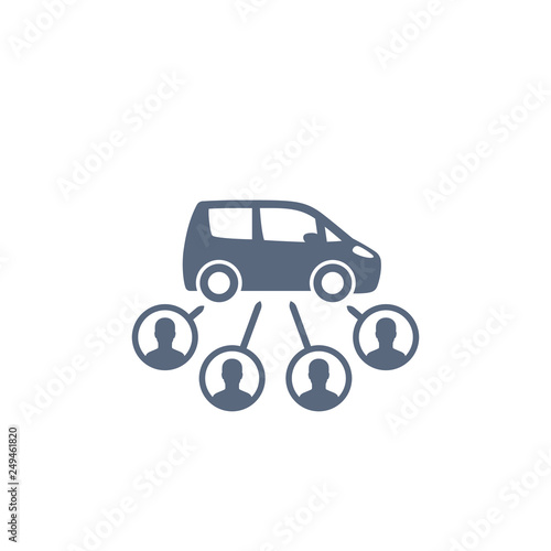 carsharing service vector