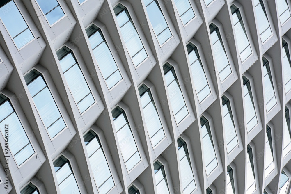 Architecture of window building modern style Architecture of window building modern style