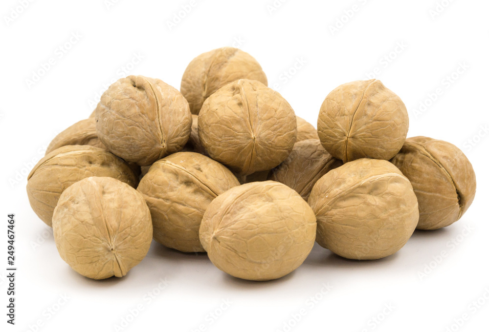 Walnuts isolated on white background Walnuts isolated on white background
