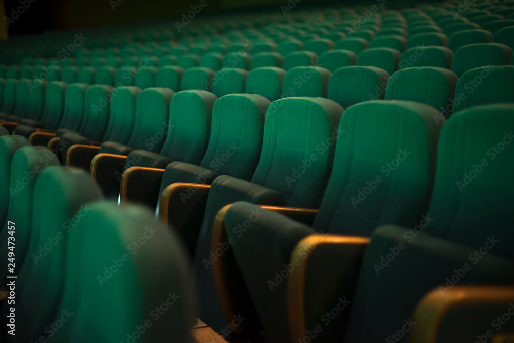 Obraz premium empty auditorium with seats