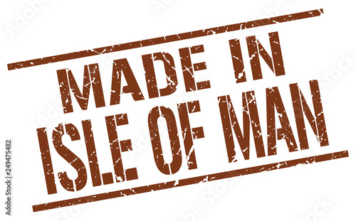 made in Isle Of Man stamp