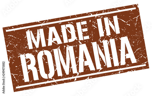 made in Romania stamp