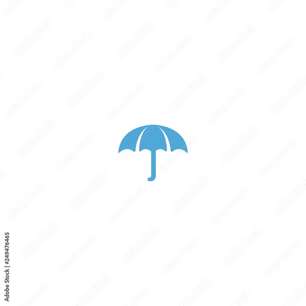 logo umbrella abstract