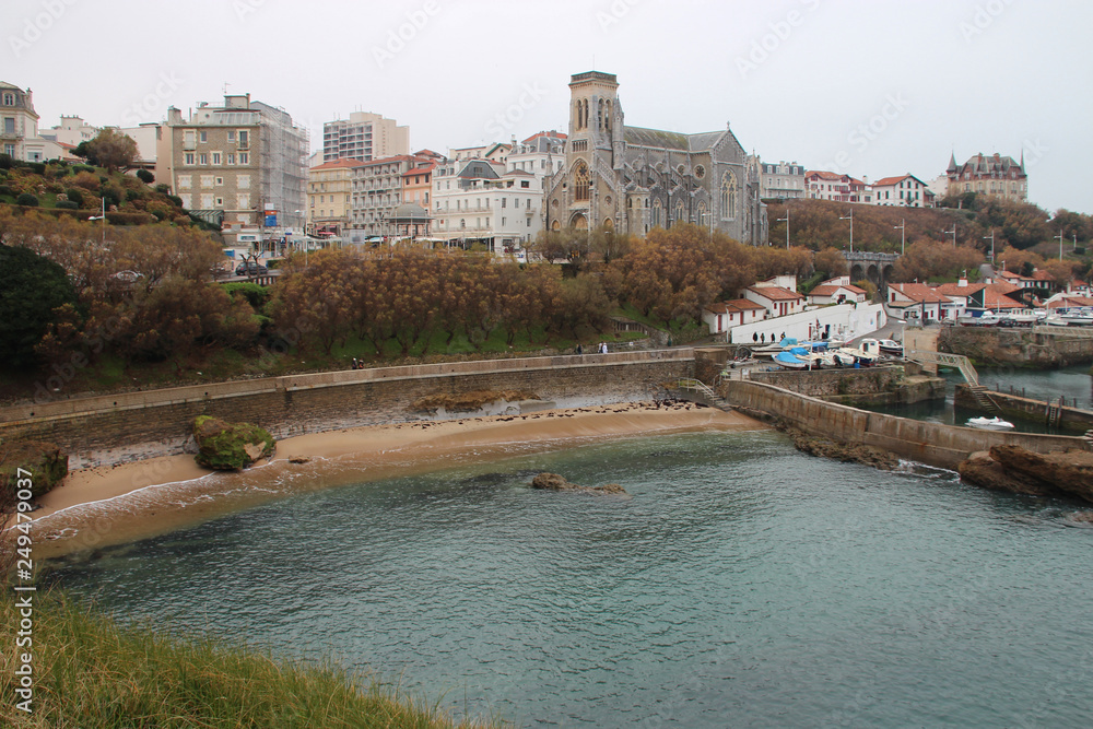 Littoral Atlantique à Biarritz (France)