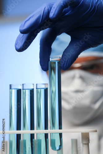 Chemist and testube