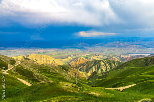 Obraz na płótnie Fergana Mountain Range 07 w salonie