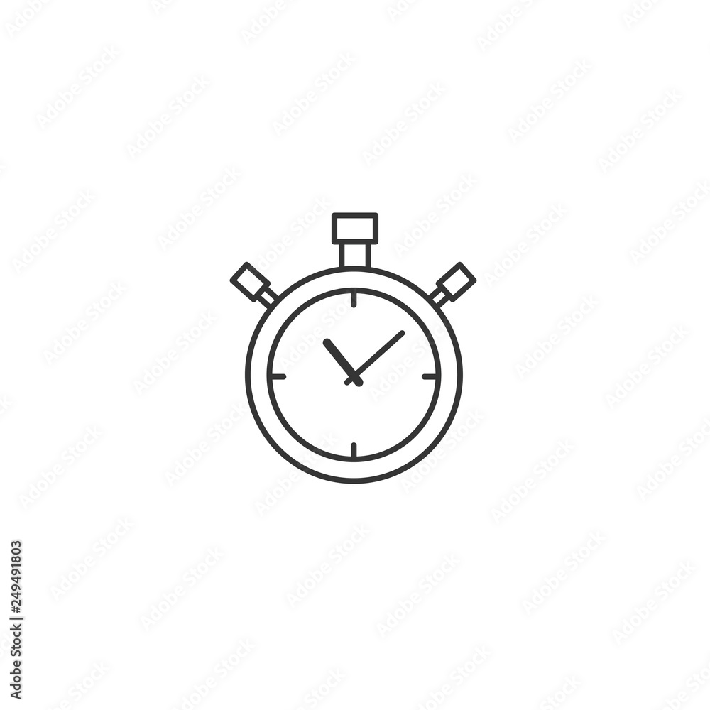 Stopwatch minimalistic vector icon Stopwatch minimalistic vector icon