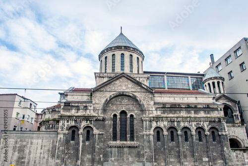 Istanbul, Turkey, 29 January 2019: Saint Gregory the Illuminator Church of Galata 1436, Beyoglu district.