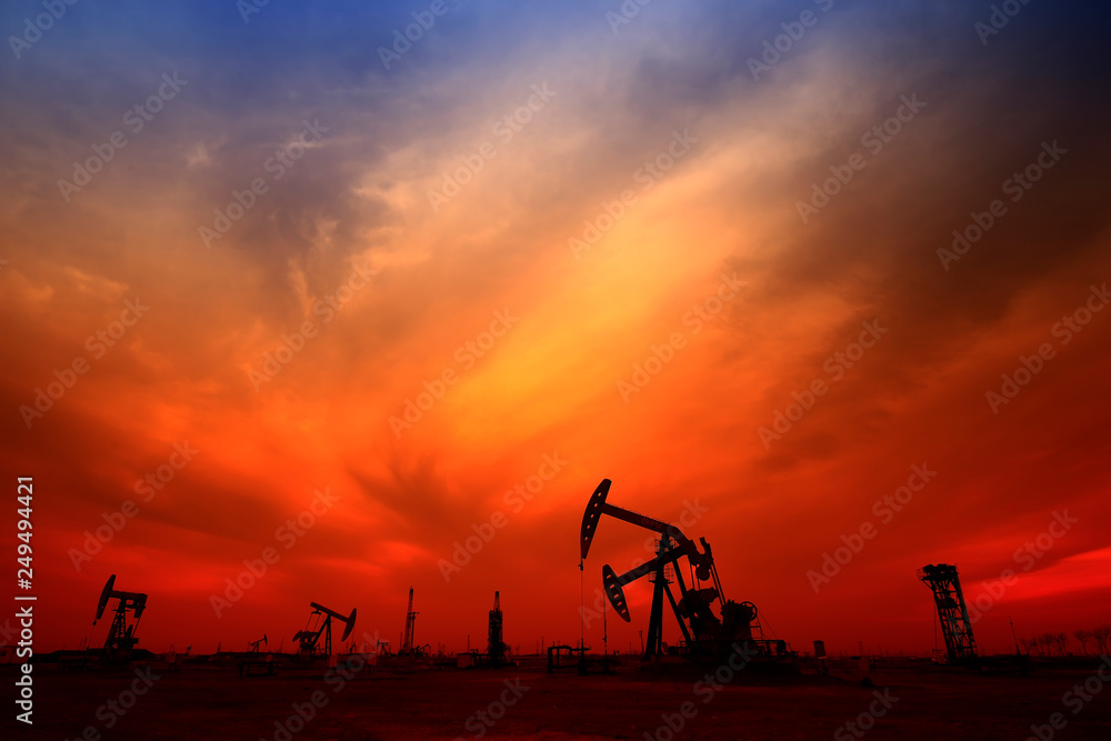 The oil pump, industrial equipment The oil pump, industrial equipment