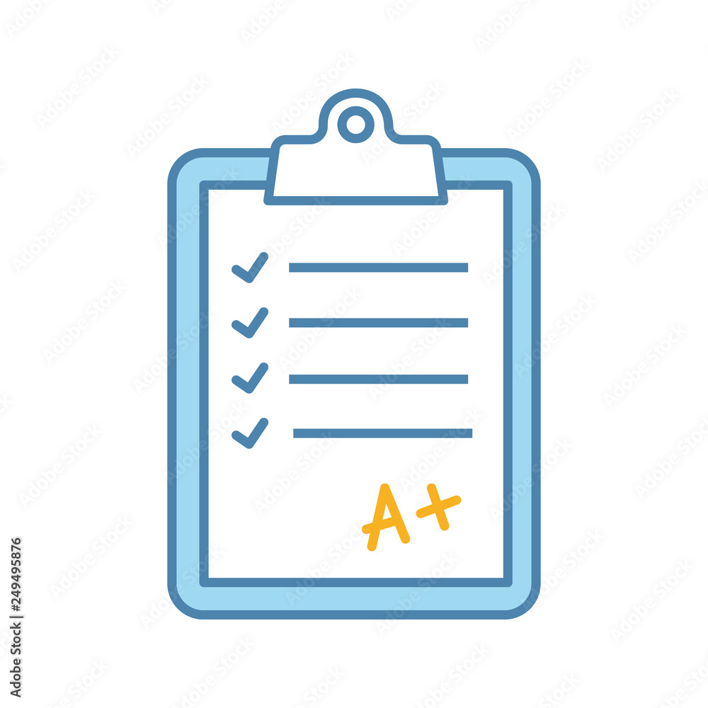 Language test color icon Language test color icon