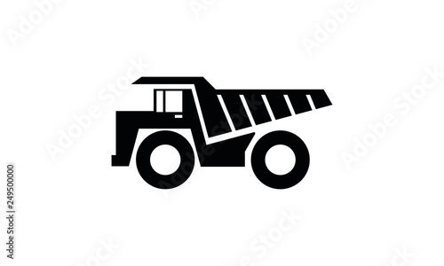 Heavy truck vector