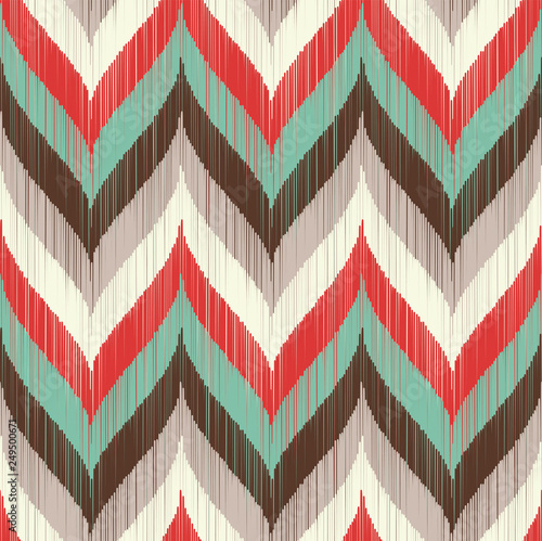 seamless abstract braids wave pattern vector