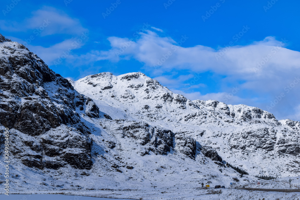 Scottish mountain top 