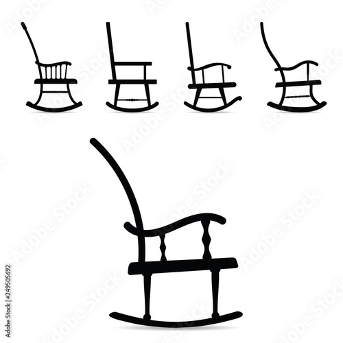 Rocking Chair vector