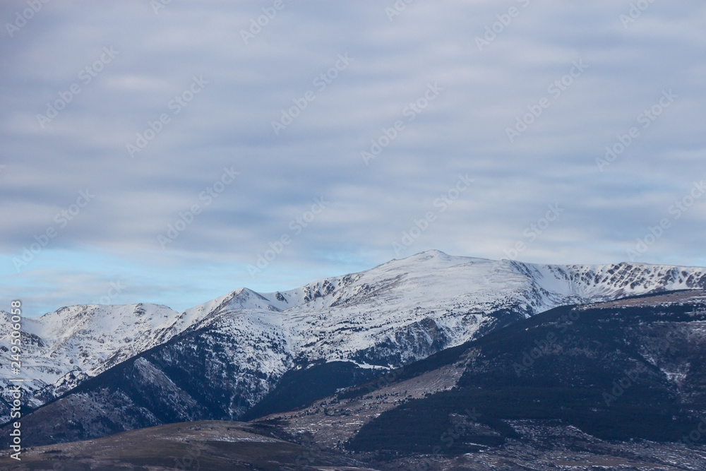 mountain with snow mountain with snow