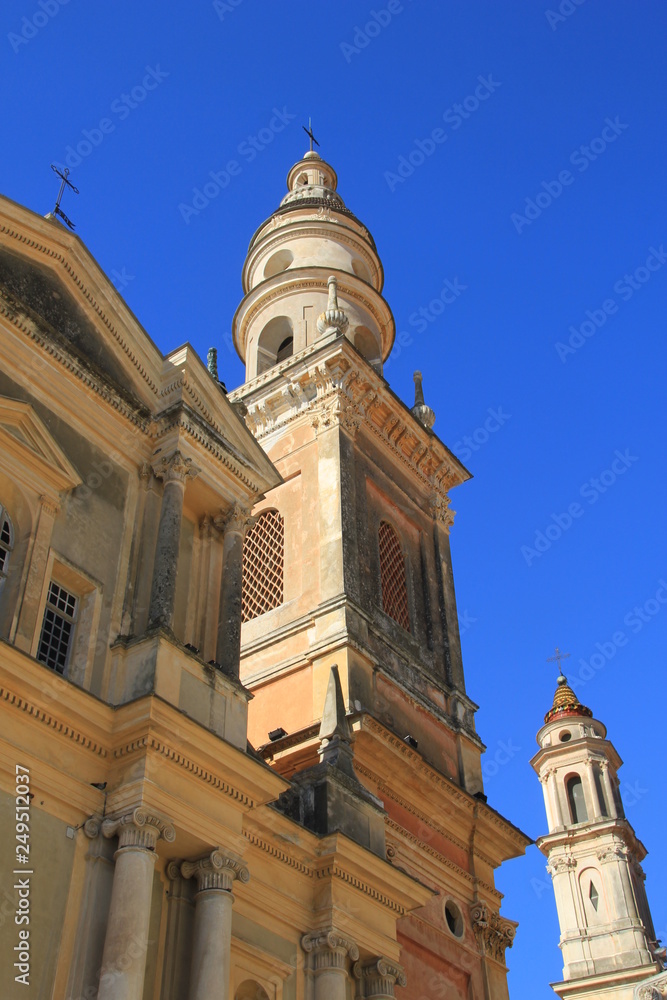Fototapeta premium Saint Michel archange Basilica, Menton.