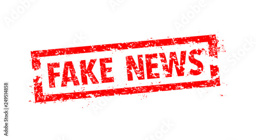 Fake news rubber stamp