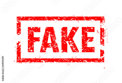 Fake rubber stamp