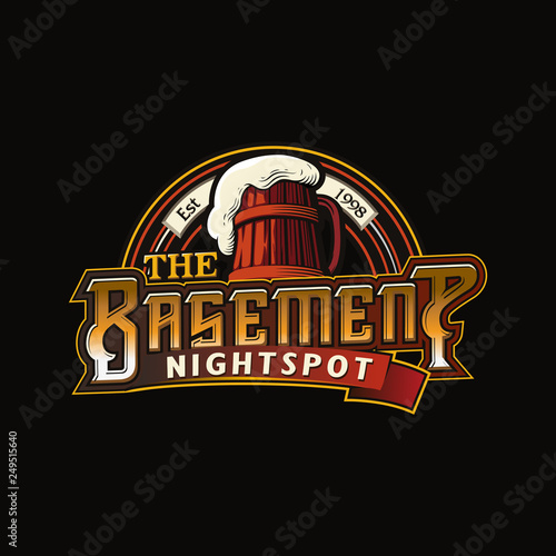 basement Bar cafe Logo