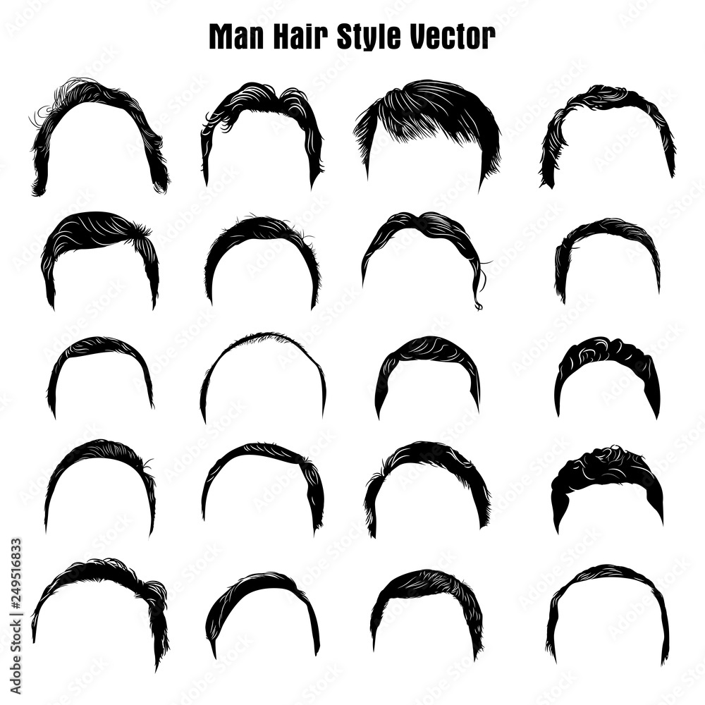 Man Hair style Set Man Hair style Set