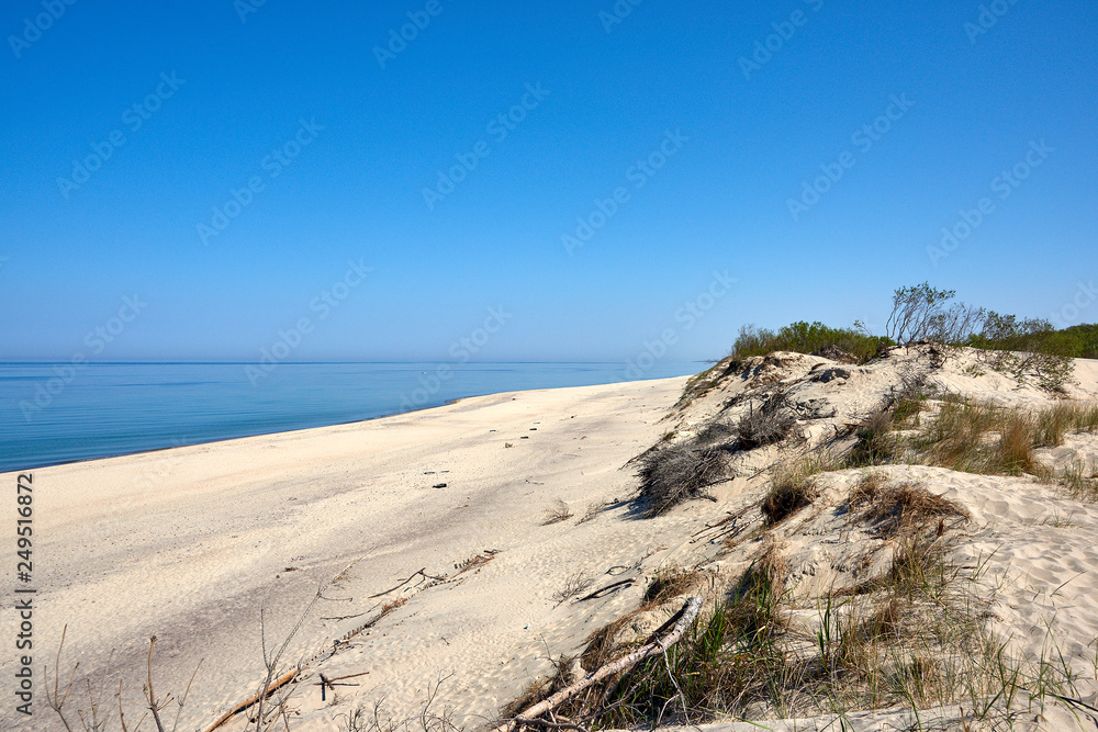 Russia. Kaliningrad. Curonian Spit. Observation deck. View of the Northeast Russia. Kaliningrad. Curonian Spit. Observation deck. View of the Northeast