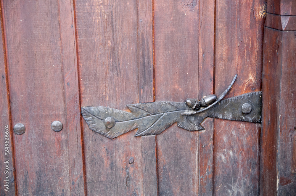 New handmade hinge with the shape of a twig with acorns, Bulgaria New handmade hinge with the shape of a twig with acorns, Bulgaria